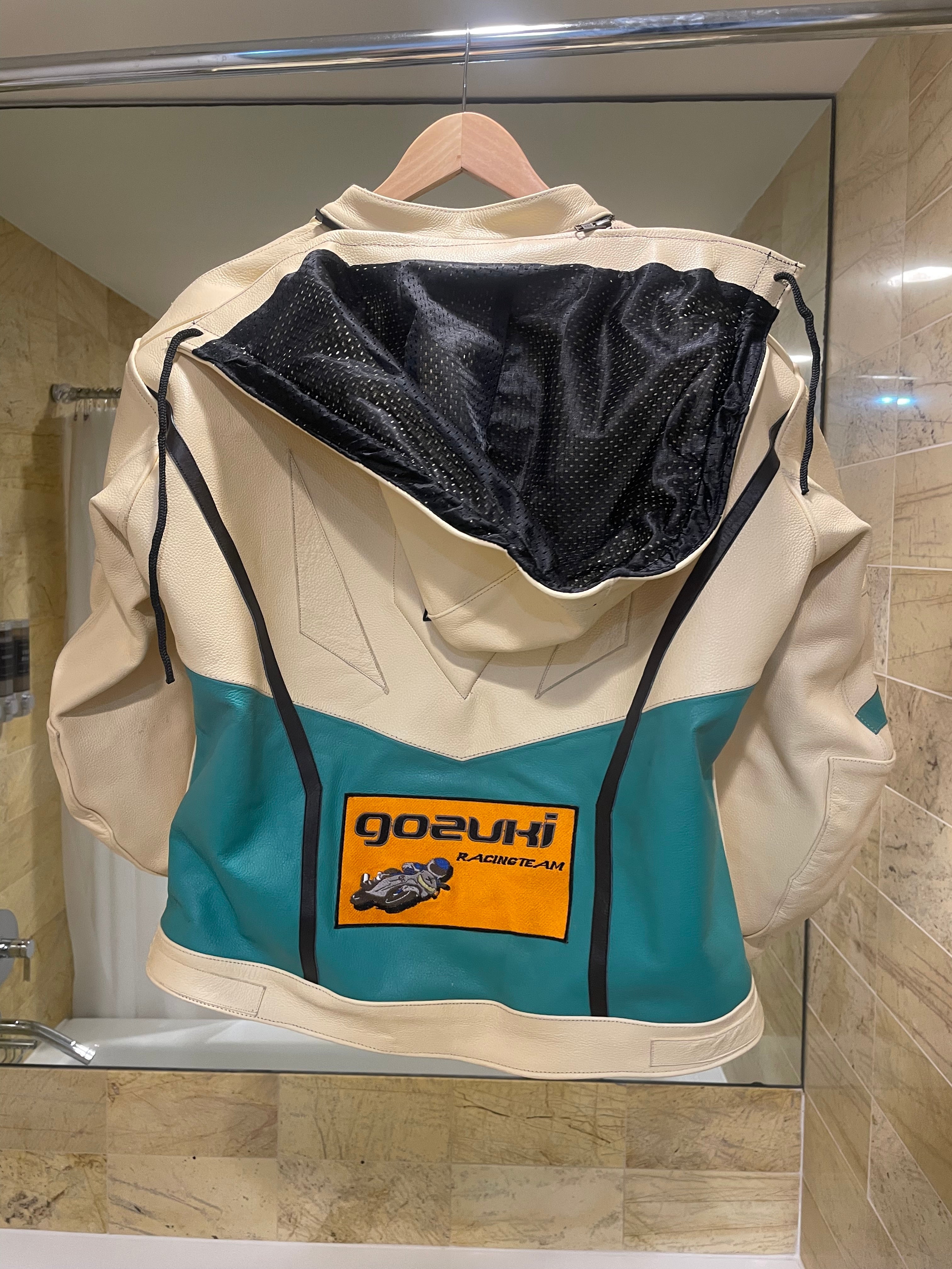 BLONDE MOTORCYCLE JACKET